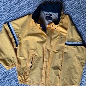 Vintage Nautica Raincoat, yellow